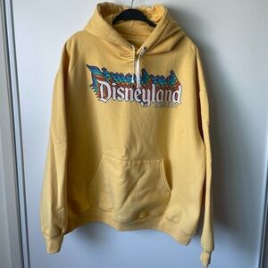 Disneyland Park Yellow Hoodie size XL